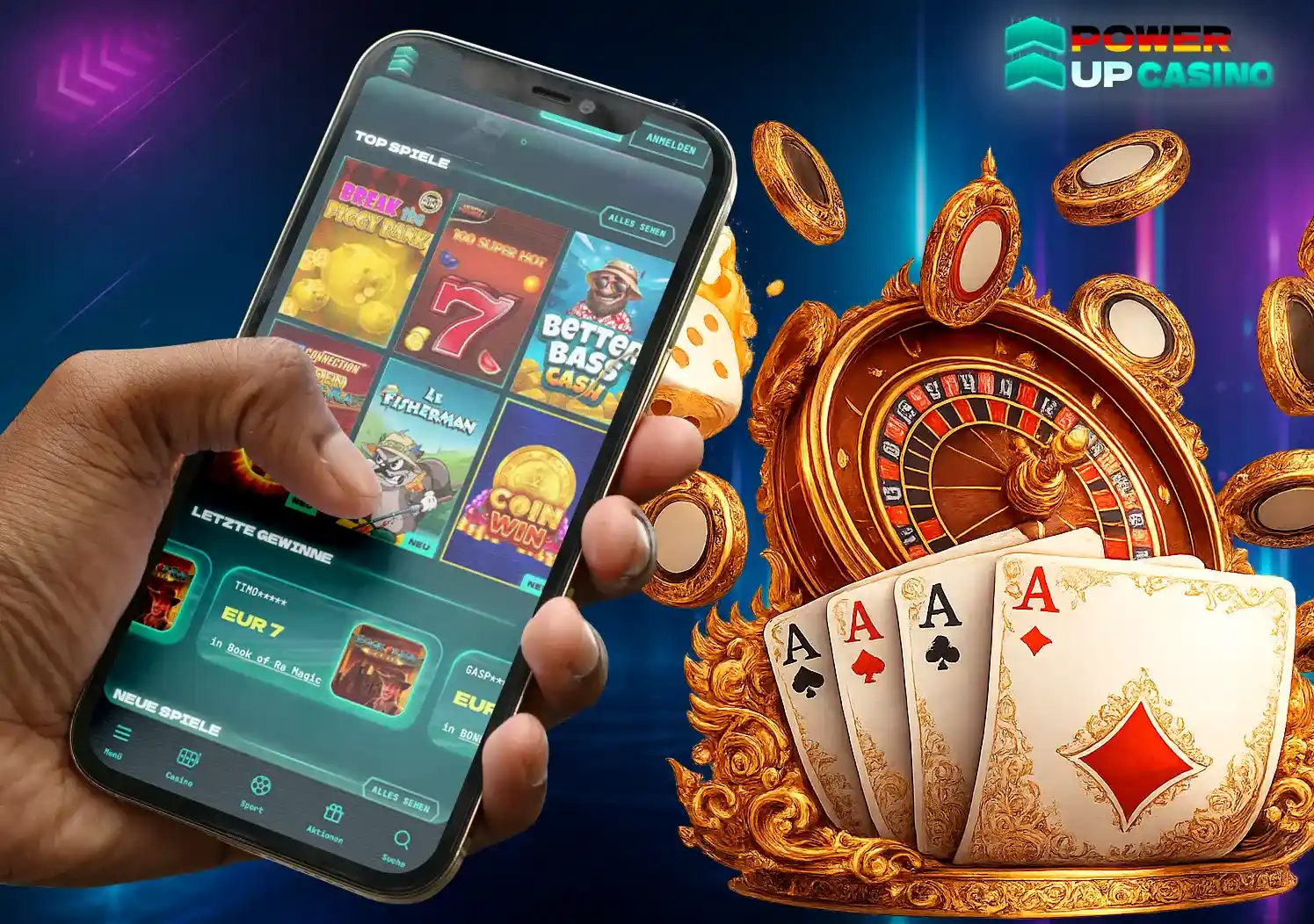 Mobiles Online-Casino auf Ihrem Smartphone mit Spielautomaten und Roulette